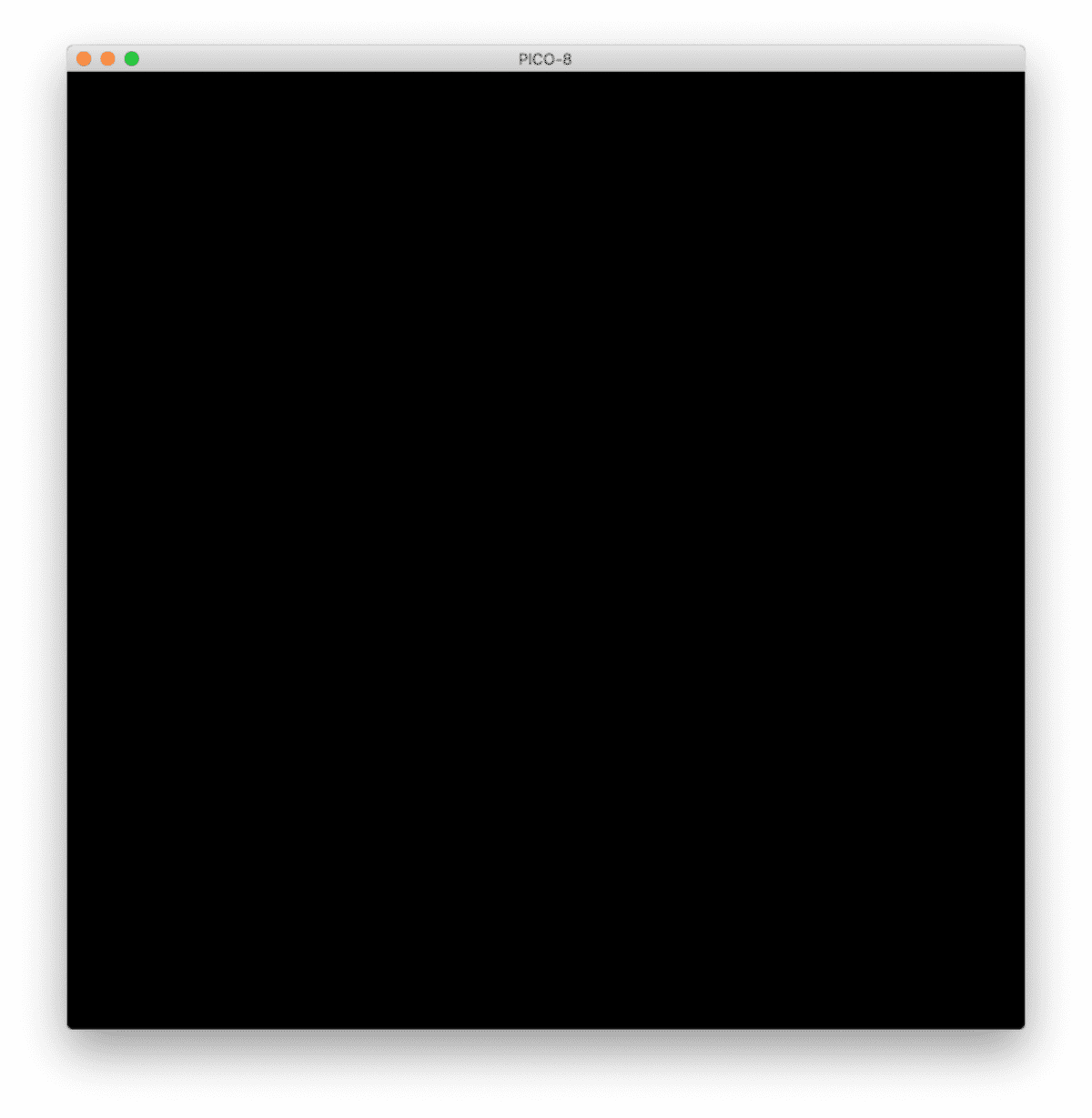 blank screen