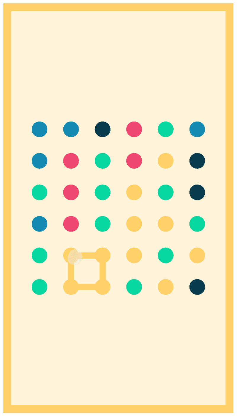 Spots, a minimalist, dot-matching game