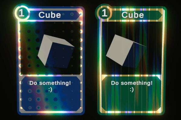 holographic cards